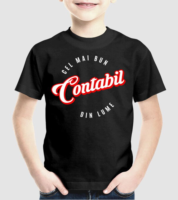 Cel mai bun CONTABIL din lume model negru pe tricou
