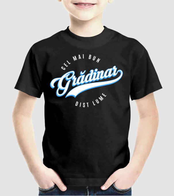 cel mai bun grădinar din lume model negru pe tricou