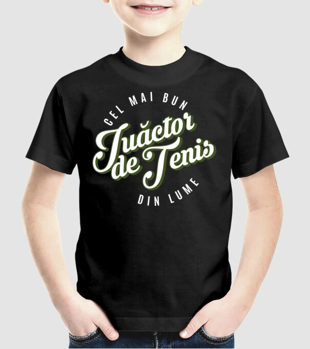 Cel mai bun Juăctor de tenis din lume model negru pe tricou