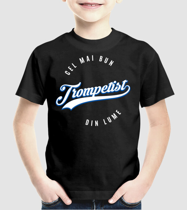 Cel mai bun trompetist din lume model negru pe tricou