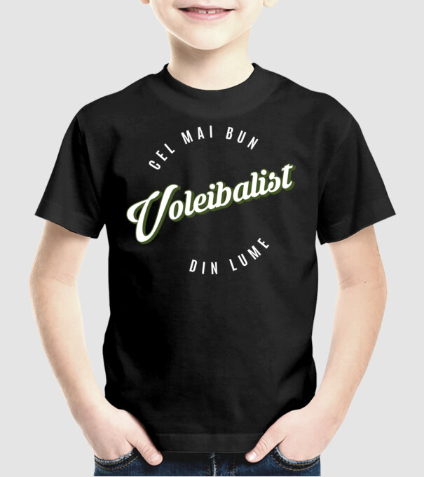 Cel mai bun Voleibalist din lume model negru pe tricou