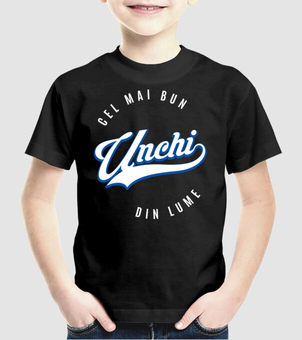 Cel mai bun UNCHI din lume model negru pe tricou