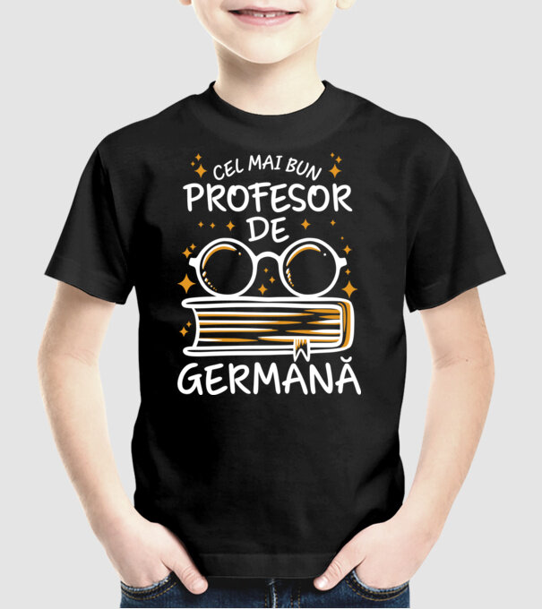 Cel mai profesor germană model negru pe tricou