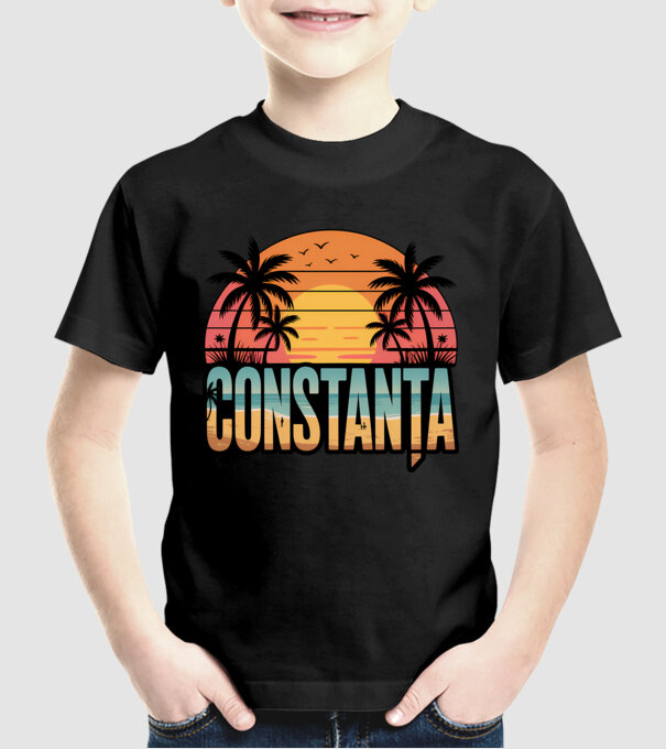 Constanța model negru pe tricou