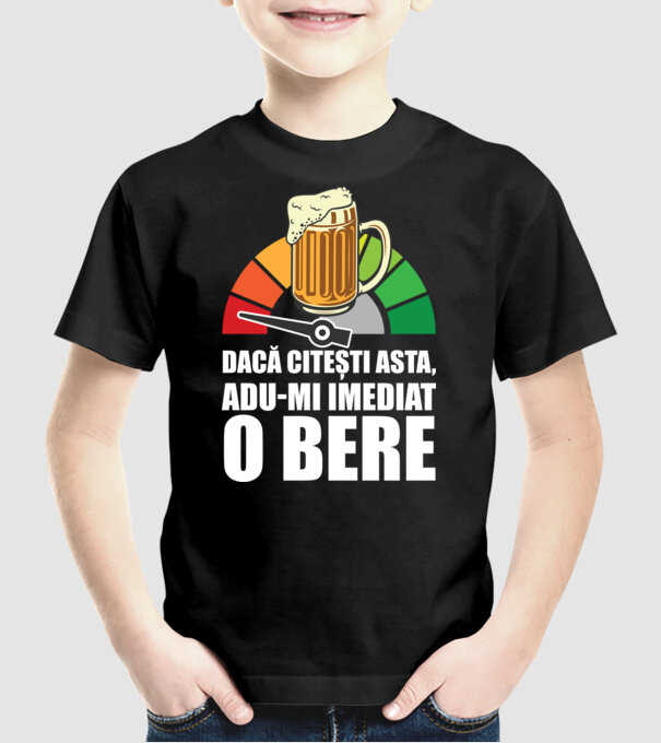 dacă citești asta, adu-mi imediat o bere model negru pe tricou