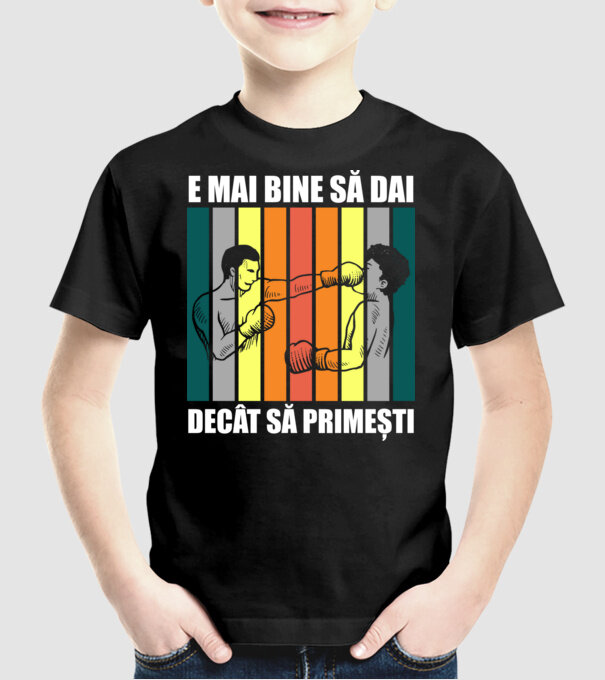 E mai bine să dai decât să primești model negru pe tricou