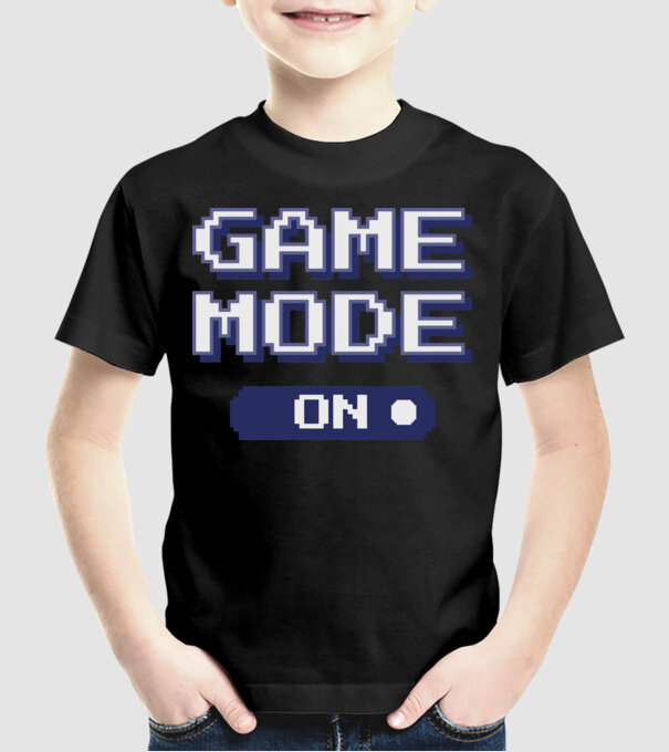 Gamer - Game mode on model negru pe tricou