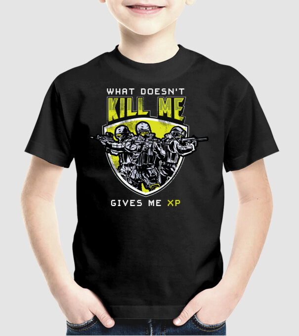 Gamer xp model negru pe tricou