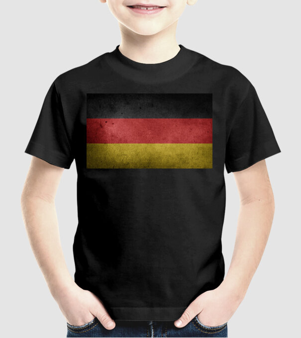 GERMANY model negru pe tricou