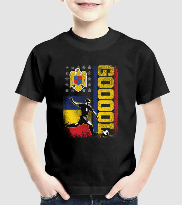 GOOOL model negru pe tricou