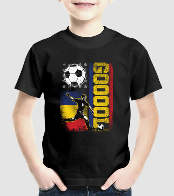 GOOOL model negru pe tricou
