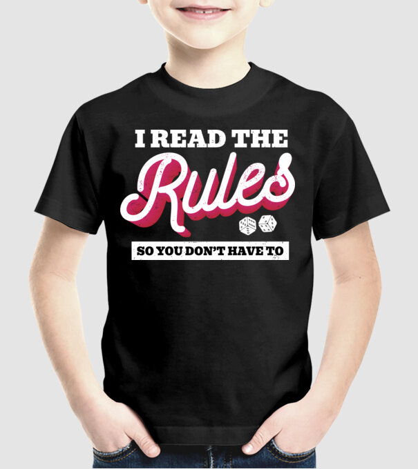 I read the rules s you don't have to simple model negru pe tricou