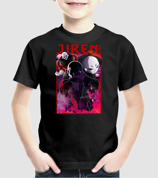 jiren dragonball model negru pe tricou