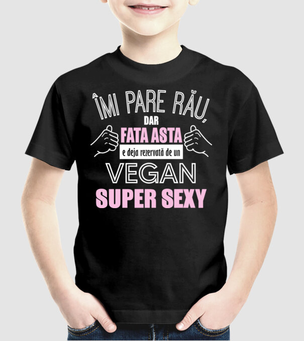mi pare rău, dar fata asta e deja rezervată de un vegan super sexy model negru pe tricou