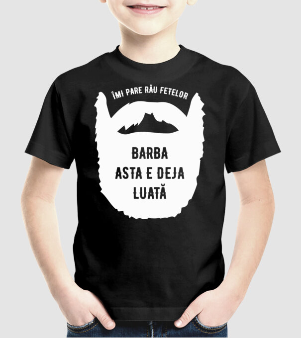 îmi pare rău fetelor, barba asta e deja luată model negru pe tricou