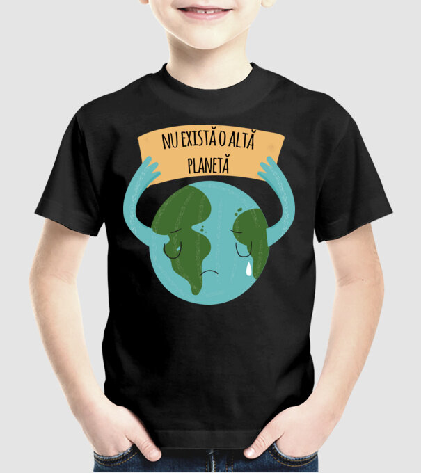 nu există o altă planetă model negru pe tricou