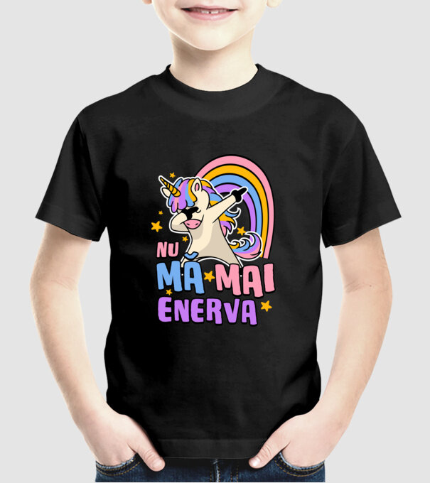 Nu mă mai enerva model negru pe tricou