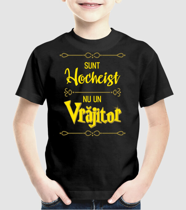 sunt hocheist, nu un vrăjitor model negru pe tricou
