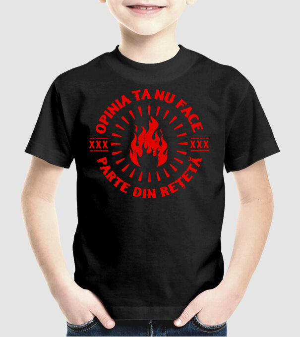 Opinia ta nu face parte din rețetă model negru pe tricou