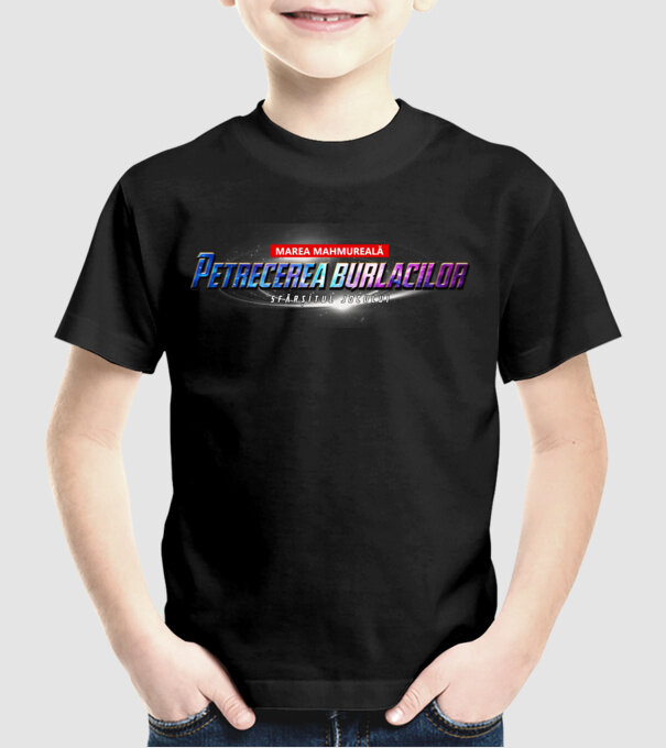 Petrecere de burlac Sfârșitul jocului model negru pe tricou