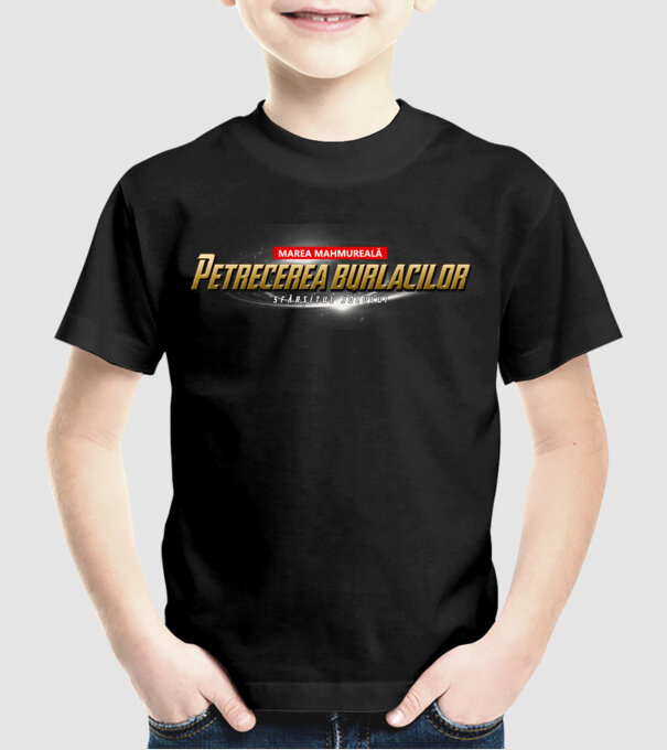 Petrecere de burlac Sfârșitul jocului model negru pe tricou