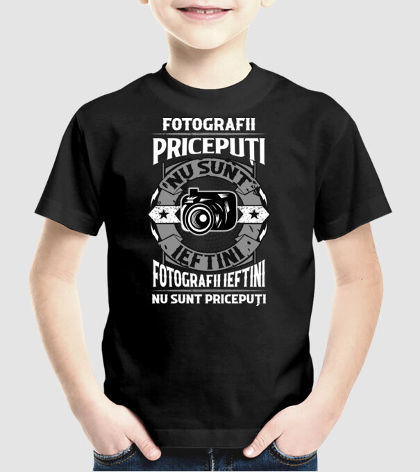 fotografii pricepuți nu sunt ieftini, fotografii ieftini nu sunt pricepuți model negru pe tricou