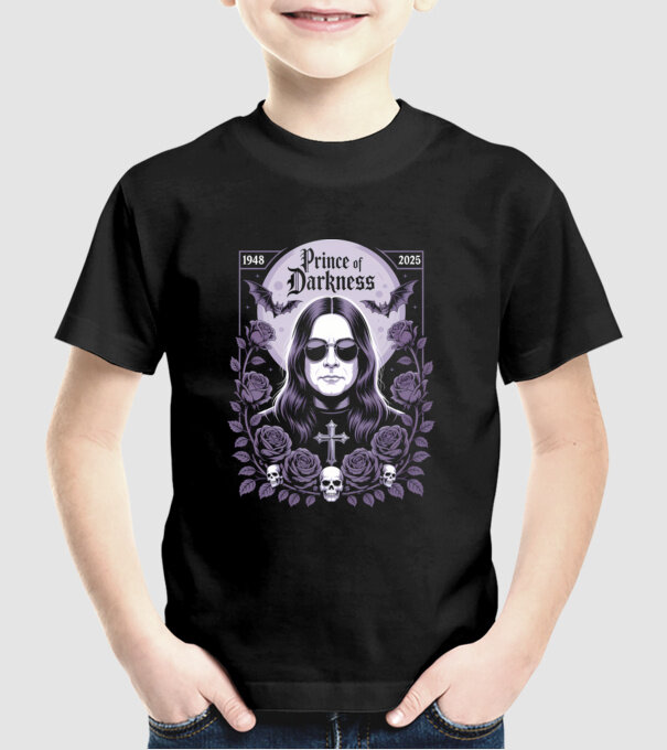 Prince of Darkness model negru pe tricou