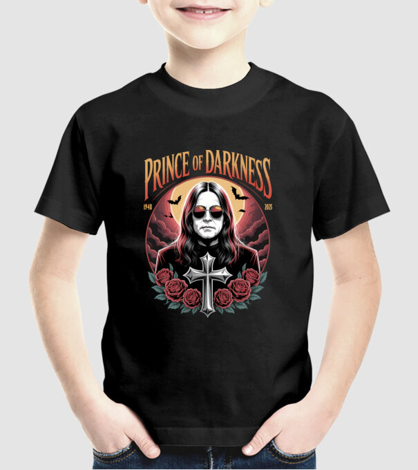 Prince of Darkness model negru pe tricou