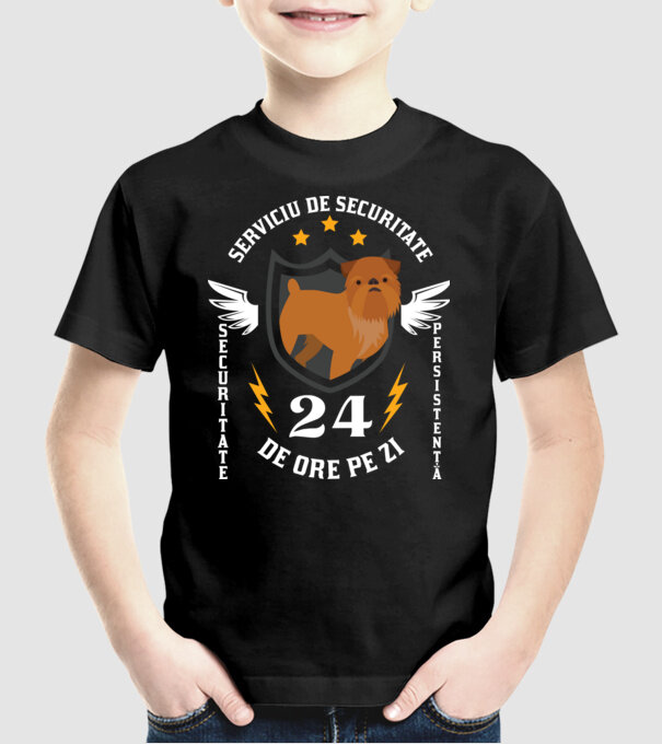 serviciu de securitate - securitate - persistență - 24 de ore pe zi model negru pe tricou