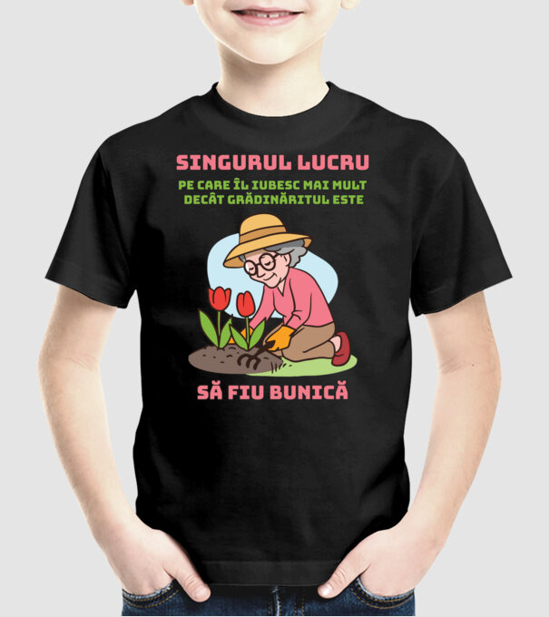 Singurul lucru model negru pe tricou