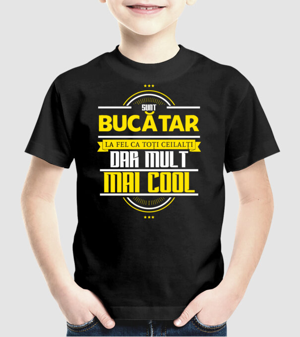 Sunt bucătar, la fel ca toți ceilalți, dar mult mai cool model negru pe tricou