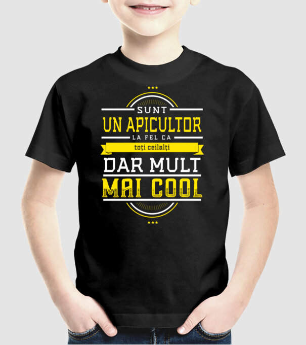 sunt un apicultor, la fel ca toți ceilalți, dar mult mai cool model negru pe tricou