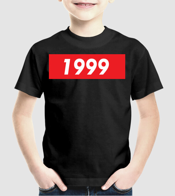 Supreme Birthday 1999 model negru pe tricou