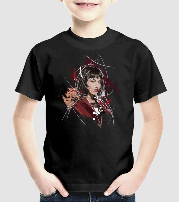 tokyo poster model negru pe tricou