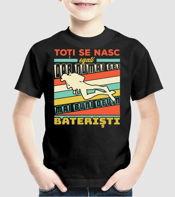 toți se nasc egali, dar numai cei mai buni devin scafandri model negru pe tricou