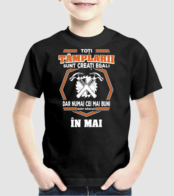 toți tâmplarii sunt creați egali, dar numai cei mai buni sunt născuți în mai model negru pe tricou
