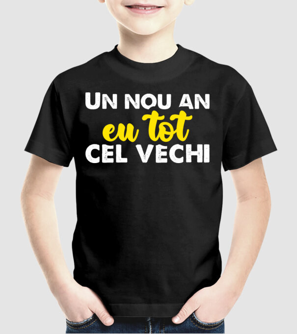 Un nou an, eu tot cel vechi model negru pe tricou