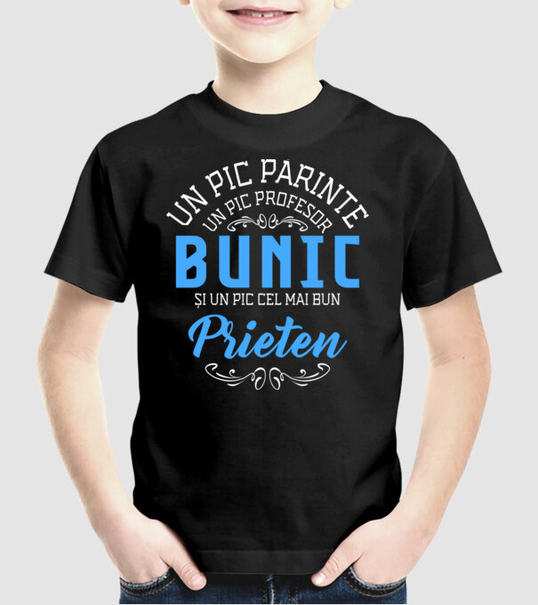 Un pic părinte, un pic profesor - bunic - și un pic cel mai bun prieten model negru pe tricou