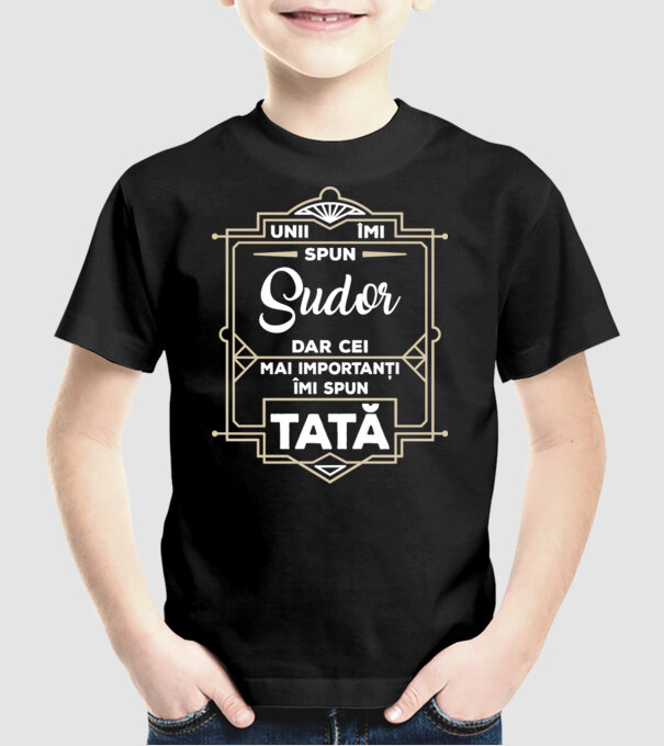 Unii îmi spun_Sudor model negru pe tricou