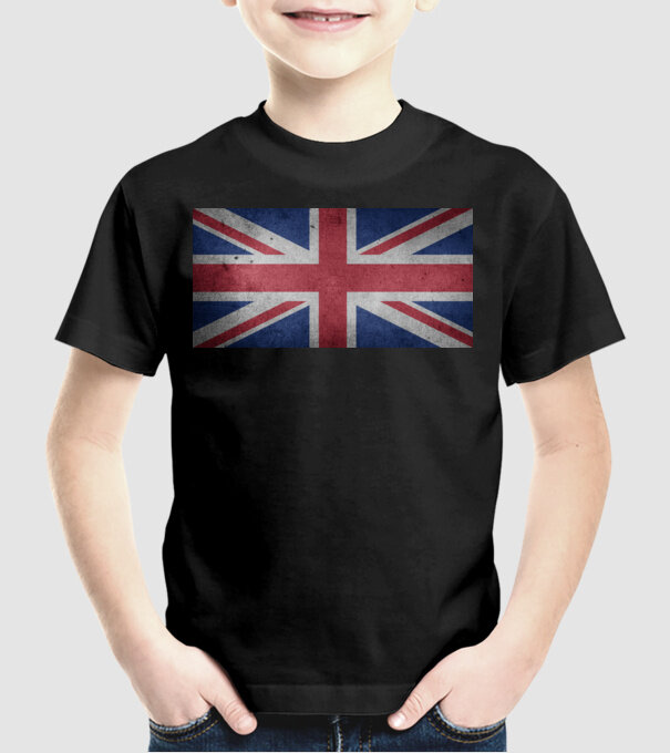UNITED KINGDOM model negru pe tricou