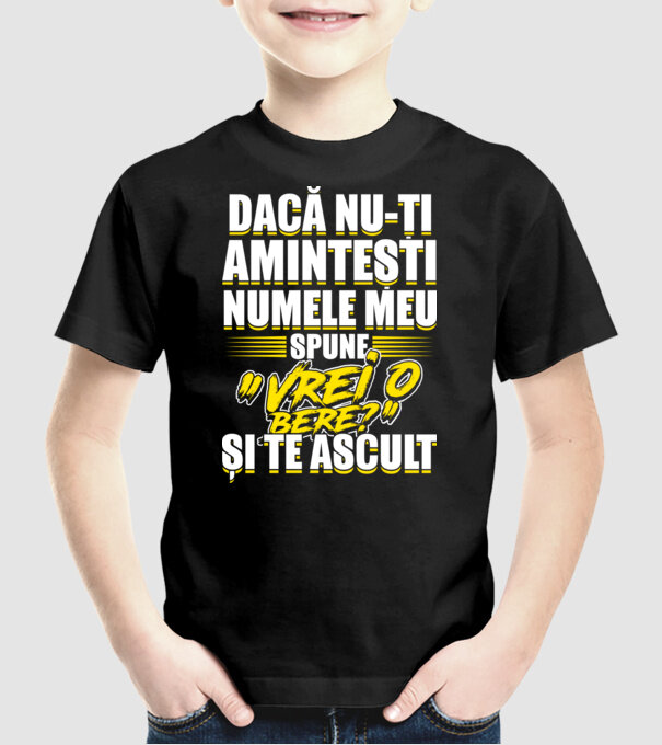 Dacă nu-ți amintești numele meu, spune