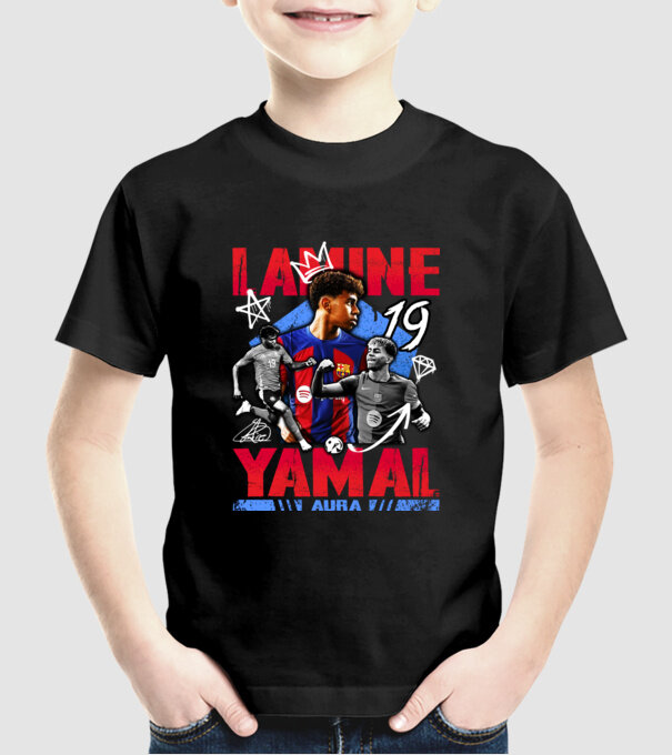 Yamal tribute model negru pe tricou