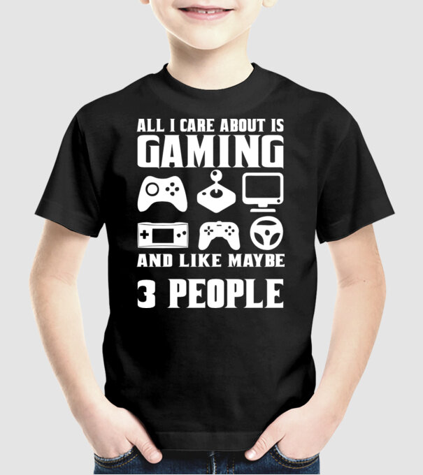 All i care about... model negru pe tricou