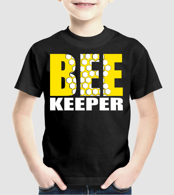 BeeKeeper model negru pe tricou