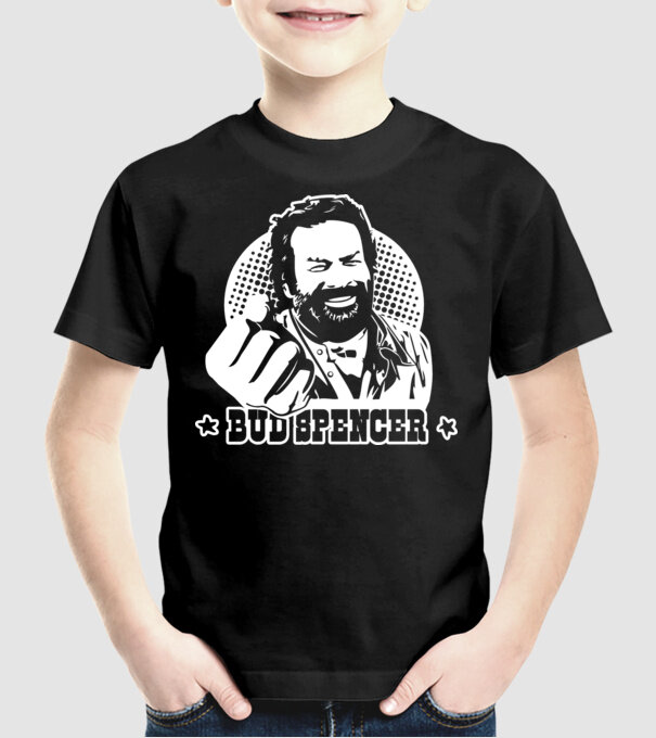 Bud Spencer model negru pe tricou