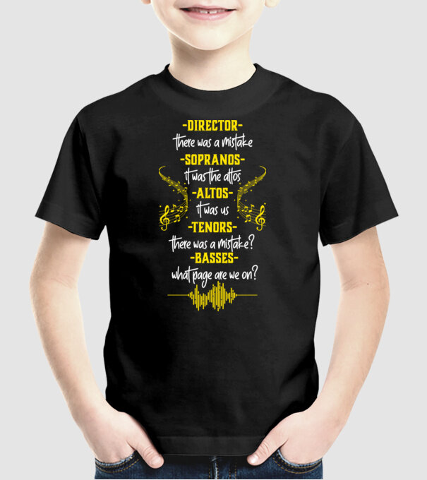 Choir model negru pe tricou