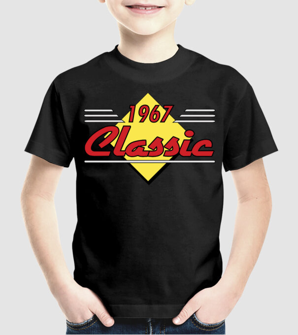 Classic - 1967 model negru pe tricou