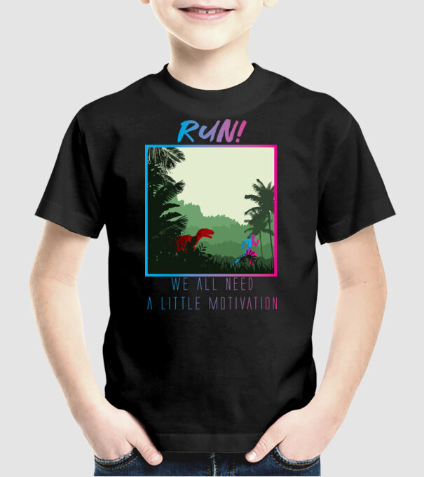 Dire Motivation - Teribil de motivat model negru pe tricou