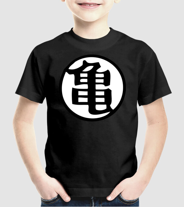 Dragon Ball Z logo model negru pe tricou