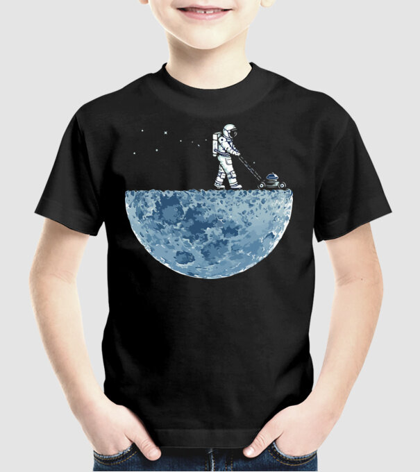 Funny astrounaut model negru pe tricou